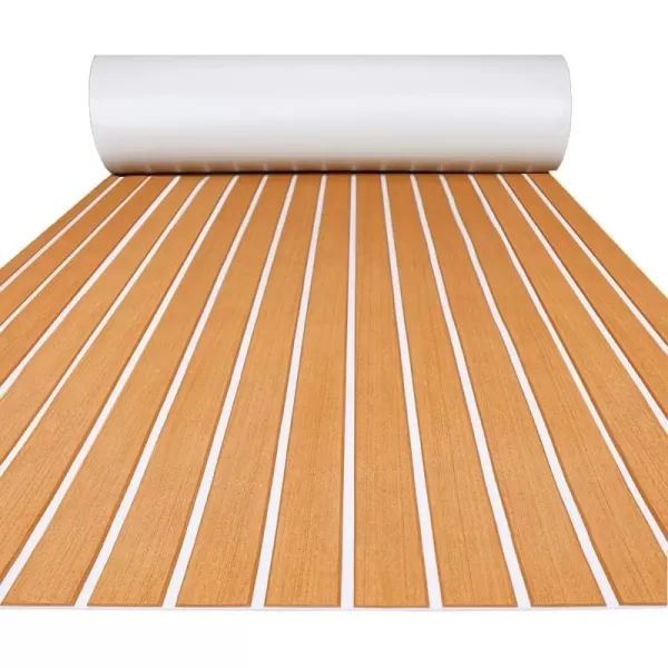 Brown With White Seam Lines