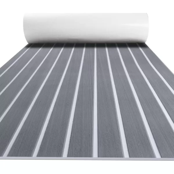 Grey With White Seam Lines