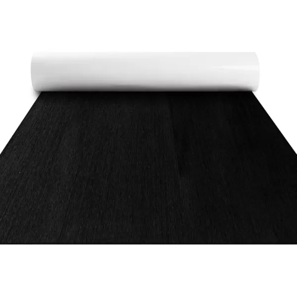 FOCEAN Boat Flooring EVA Foam Boat Decking Marine Flooring Brushed Texture Marine Mats for Boats Yacht Kayak RV 945quot x472quot 236quot157quotBlack