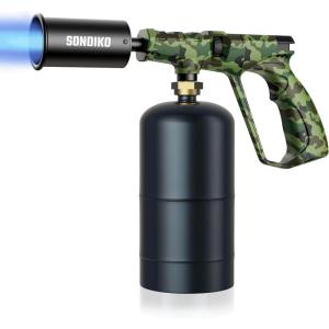 imageSondiko Propane Torch Head Powerful Kitchen Torch for Cooking BBQ Sous Vide and Steak Searing Adjustable Blow Torch  Perfect Campfire Charcoal StarterPropane Tank Not Included
