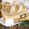 imageSondiko Sourdough Starter Kit Sourdough Bread Baking Supplies Oval Banneton Bread Proofing Basket Set for Bread Making Tools Supplies Gifts for Bakers2 Pack