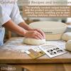 imageSondiko Sourdough Starter Kit Sourdough Bread Baking Supplies Oval Banneton Bread Proofing Basket Set for Bread Making Tools Supplies Gifts for BakersSourdough Starter Kit 1 Pack