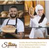 imageSondiko Sourdough Starter Kit Sourdough Bread Baking Supplies Oval Banneton Bread Proofing Basket Set for Bread Making Tools Supplies Gifts for Bakers2 Pack