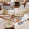 imageSondiko Sourdough Starter Kit Sourdough Bread Baking Supplies Oval Banneton Bread Proofing Basket Set for Bread Making Tools Supplies Gifts for BakersSourdough Starter Kit 2 Pack