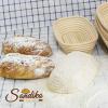 imageSondiko Sourdough Starter Kit Sourdough Bread Baking Supplies Oval Banneton Bread Proofing Basket Set for Bread Making Tools Supplies Gifts for Bakers2 Pack