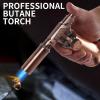 imageSondiko Butane Torch and Fuel Refill S801 2 with 175 ml Gas Included Kitchen Torch Lighter Blow Torch with butane refill for BBQ Creme Brulee