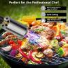 imageSondiko Powerful Grill ampamp Cooking Propane Torch L8010 with Gas Cylinder Stand Base Sous Vide Campfire Starter Adjustable Wood Torch Burner for Searing Steak BBQ Welding Propane Tank Not IncludedBlue  Black