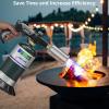 imageSondiko Powerful Grill ampamp Cooking Propane Torch L8010 with Gas Cylinder Stand Base Sous Vide Campfire Starter Adjustable Wood Torch Burner for Searing Steak BBQ Welding Propane Tank Not IncludedWith Cylinder Stand Base