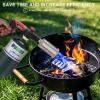 imageSondiko Powerful Grill ampamp Cooking Propane Torch L8010 with Gas Cylinder Stand Base Sous Vide Campfire Starter Adjustable Wood Torch Burner for Searing Steak BBQ Welding Propane Tank Not IncludedRed  Black