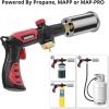 imageSondiko Powerful Grill ampamp Cooking Propane Torch L8010 with Gas Cylinder Stand Base Sous Vide Campfire Starter Adjustable Wood Torch Burner for Searing Steak BBQ Welding Propane Tank Not IncludedRed  Black