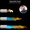 imageSondiko Powerful Grill ampamp Cooking Propane Torch L8010 with Gas Cylinder Stand Base Sous Vide Campfire Starter Adjustable Wood Torch Burner for Searing Steak BBQ Welding Propane Tank Not IncludedBlue  Black