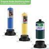 imageSondiko Propane MAPP Gas Cylinder Stand Base Standard Fuel Gas Bottle Stabilizer Small Propane Tank Stand Accessory for Portable Welding Torch Burner StovePropane Tank Not Included