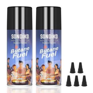 imageSondiko Butane Refill Premium Butane Fuel Canister Premium Quality Fuel for Jet Flame Lighters and Torches3 Can2 Pack  Sondiko Premium Butane Refill
