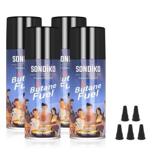 imageSondiko Butane Refill Premium Butane Fuel Canister Premium Quality Fuel for Jet Flame Lighters and Torches3 Can3 Pack  Sondiko Premium Butane Refill