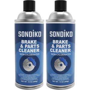 imageSondiko NonChlorinated Brake Cleaner Powerful Brake Cleaner Spray CanThrottle Body Cleaner Low VOC14 oz2 Pack Premium Brake Cleaner
