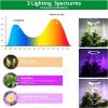 imageSondiko 10 Halo LED Plant Light Full Spectrum Grow Light for Indoor Plants with Adjustable Height 3 Lighting Modes 10 Dimmable Levels ampamp 3912H Auto OnOff Timer Ideal for Large Growing Plants