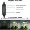 imageSondiko 10 Halo LED Plant Light Full Spectrum Grow Light for Indoor Plants with Adjustable Height 3 Lighting Modes 10 Dimmable Levels ampamp 3912H Auto OnOff Timer Ideal for Large Growing Plants