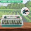 imageSondiko Seed Starter Tray with Grow Light Intelligent Display Digital Controller 80 Cells Seed Starter Kit with Humidity Dome Adjustable Brightness Indoor Plants Germination Kit2 PackMedium