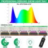 imageSondiko Seed Starter Tray with Grow Light Intelligent Display Digital Controller 80 Cells Seed Starter Kit with Humidity Dome Adjustable Brightness Indoor Plants Germination Kit2 PackMedium