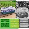 imageSondiko Seed Starter Tray with Grow Light Intelligent Display Digital Controller 80 Cells Seed Starter Kit with Humidity Dome Adjustable Brightness Indoor Plants Germination Kit2 PackMedium Size