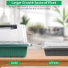 imageSondiko Seed Starter Tray with Grow Light Intelligent Display Digital Controller 80 Cells Seed Starter Kit with Humidity Dome Adjustable Brightness Indoor Plants Germination Kit2 PackMedium