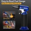 imageSondiko Butane Torch with Fuel Gauge S907 2 Pack Refillable Soldering Torch Lighter with Adjustable Flame for Welding Resin Art IndustrialButane Gas Not IncludedRed  Black