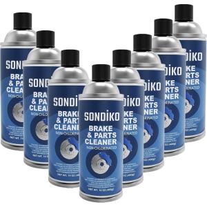 imageSondiko NonChlorinated Brake Cleaner Powerful Brake Cleaner Spray CanThrottle Body Cleaner Low VOC14 oz8 Pack Premium Brake Cleaner