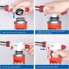 imageSondiko Power Tools Equipment Welding Equipment for Soldering Power Tools Butane Torch lighter 2Pack Butane Gas is Not IncludedRed  White
