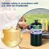 imageSondiko Propane Tank 2 Pack High Purity 1LB Propane Cylinder Tank 16 oz Factory Prefilled and DOT Compliant Premium Propane to Broil Sous Vide for Welding Brazing Soldering4 Pack