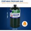 imageSondiko Propane Tank 2 Pack High Purity 1LB Propane Cylinder Tank 16 oz Factory Prefilled and DOT Compliant Premium Propane to Broil Sous Vide for Welding Brazing Soldering4 Pack