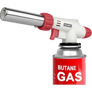 imageSondiko Power Tools Equipment Welding Equipment for Soldering Power Tools Butane Torch lighter 2Pack Butane Gas is Not IncludedRed  White