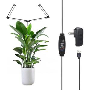 imageSondiko Full Spectrum Grow Lights for Indoor Plants LED Grow Light with Automatic Timer 9Level Dimmable Adjustable Lamp Angle Plant Lights for Indoor Growing
