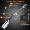 imageSondiko Powerful Weed Burner Propane Torch High Output 1800000 BTU Weed Torch with 115FT Hose Heavy Duty Blow Torch Weed Torches for OutsidePropane Tank Not IncludedGreen Big Torch