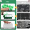 imageSondiko Seed Starter Tray with Soft Silicone Cells 48Cell Reusable Seed Trays Seed Starter Kit 4 Pack Seedling Starter Trays with Humidity Dome Base Mini Greenhouse Germination Kit4 Pack