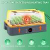 image:imageSondiko Seed Starter Tray with Grow Light Heated Seed Starter Kit with Temperature Display Humidity Dome Germination Kit Adjustable Plant Light for Seed Starting and Seedling GrowthTemperaturecontrolled