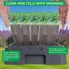 image:imageSondiko Seed Starter Tray with Grow Light Heated Seed Starter Kit with Temperature Display Humidity Dome Germination Kit Adjustable Plant Light for Seed Starting and Seedling GrowthTemperaturecontrolled
