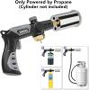 image:imageSondiko Powerful Propane Torch Gun Cooking Torch for Sous Vide Charcoal Starter and Steak Searing Adjustable Kitchen Torch Best for Outdoor BBQ Party and Camping Gray amp BlackTank Not IncludedBlack