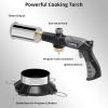 image:imageSondiko Powerful Propane Torch Gun Cooking Torch for Sous Vide Charcoal Starter and Steak Searing Adjustable Kitchen Torch Best for Outdoor BBQ Party and Camping Gray amp BlackTank Not IncludedGray