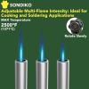 image:imageSondiko Big Butane Torch Lighter Soldering Torch with Monster Footprint Shaped Base Adjustable Flame Safety Lock Butane Not Included