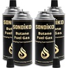 image:imageSondiko Butane Gas Premium Pure Refined Butane Gas Butane Fuel Canister for Portable Camping Stove Explosion Proof  RVR System12 Can1 Stove with 4 Butane Can