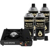image:imageSondiko Butane Gas Premium Pure Refined Butane Gas Butane Fuel Canister for Portable Camping Stove Explosion Proof  RVR System12 Can1 Stove with 4 Butane Can