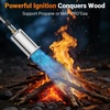 image:imageSondiko Big Flame Propane Torch Head Kit Weed Torch Heavy Duty Blow Torch Detachable Propane Weed Torch with High Output for Garden Stumps Wood Ice Snow RoofingBlack amp RedBlack  Silver
