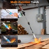 image:imageSondiko Big Flame Propane Torch Head Kit Weed Torch Heavy Duty Blow Torch Detachable Propane Weed Torch with High Output for Garden Stumps Wood Ice Snow RoofingBlack amp RedBlack  Silver