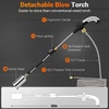 image:imageSondiko Big Flame Propane Torch Head Kit Weed Torch Heavy Duty Blow Torch Detachable Propane Weed Torch with High Output for Garden Stumps Wood Ice Snow RoofingBlack amp RedBlack  Silver With Hose