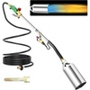 image:imageSondiko Big Flame Propane Torch Head Kit Weed Torch Heavy Duty Blow Torch Detachable Propane Weed Torch with High Output for Garden Stumps Wood Ice Snow RoofingBlack amp RedGreen Big Torch
