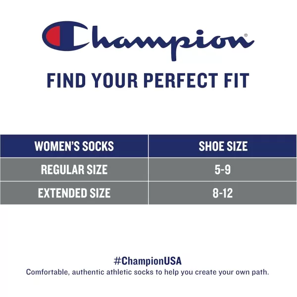 imageChampion Womens Socks Performance No Show Socks Womens Athletic Cushioned Socks 6Pair PackWhite