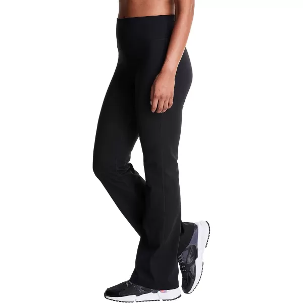 imageChampion WomenS Flare Leggings Soft Touch Moisture Wicking Flared Pants For Women Plus Size AvailableBlack
