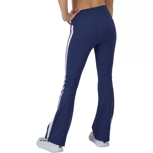 imageChampion WomenS Flare Leggings Soft Touch Moisture Wicking Flared Pants For Women Plus Size AvailableBlown Glass BlueWhite