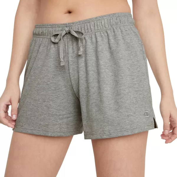 imageChampion WomenS Shorts Lightweight Lounge Soft Jersey Comfortable Shorts For Women Plus Size AvailableOxford Gray