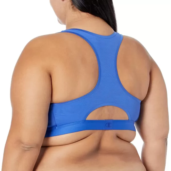 imageChampion WomenS Sports Bra Absolute Moderate Support Sports Bra For Women Plus SizeDeep Dazzling Blue